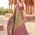 Pista green soft banarasi silk zari woven saree with blouse