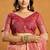 Peach premium spun cotton zari woven saree with blouse