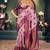 Light purple silk zari woven saree with blouse