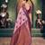 Light purple silk zari woven saree with blouse