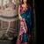 Morpich soft silk zari woven saree with blouse