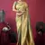 Grey tissue silk zari woven saree with blouse