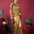 Mehendi tissue silk zari woven saree with blouse
