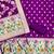 Purple Soft Banarasi silk zari woven design dress material