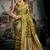 Mehendi premium soft silk zari woven saree with blouse
