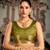 Mehendi premium soft silk zari woven saree with blouse