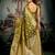 Mehendi premium soft silk zari woven saree with blouse