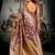 Wine premium soft silk zari woven saree with blouse