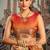 Orange premium soft silk zari woven saree with blouse