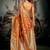 Orange premium soft silk zari woven saree with blouse