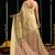 Beige soft spun cotton zari woven saree with blouse