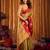 Mehendi soft tissue zari woven saree with blouse