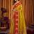 Parrot green soft tissue zari woven saree with blouse