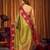 Mehendi soft tissue zari woven saree with blouse