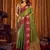 Green soft tissue zari woven saree with blouse