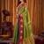 Green soft tissue zari woven saree with blouse
