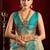 Off white modal banarasi zari woven saree with blouse