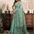 Sky blue modal art silk warli work saree with blouse