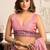 Pink modal art silk warli work saree with blouse