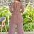 Brown block print poly cotton fusion wear co-ord set