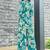 Blue floral print rayon relaxed fit co-ord set