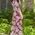Plum purple floral print rayon relaxed fit co-ord set