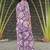 Purple floral print rayon relaxed fit co-ord set