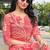 Pink floral print rayon relaxed fit co-ord set