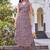 Women brown printed sleeveless straight kurta set