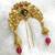 Designer hair jewellery hair accessories aambada khopa veni bun brooch juda pin hair pin for women