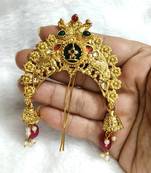 Designer hair jewellery hair accessories aambada khopa veni bun brooch juda pin hair pin for women