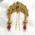 Designer hair jewellery hair accessories aambada khopa veni bun brooch juda pin hair pin for women
