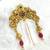 Designer hair jewellery hair accessories aambada khopa veni bun brooch juda pin hair pin for women