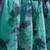 Green floral print organza fit & flare kids dress