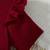 Maroon & cream butterfly print net party wear fit & flare dress for girls