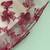 Maroon & cream butterfly print net party wear fit & flare dress for girls