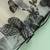 Black & cream butterfly print net party wear fit & flare dress for girls
