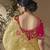 Multicolor embroidered viscose wedding saree with premium embroidered blouse fabric