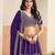 Violet Faux Georgette Embroidered Sequins Work Lehenga Choli Size Up To 48