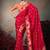 Rad chiniya silk heavy designer embroidered saree