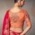 Rad chiniya silk heavy designer embroidered saree