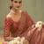 pink silk embroidered designer saree