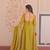 Green Star Georgette With Rich Sequins Coding  Beads Embroidered work kurti with dupatta