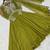 Green Star Georgette With Rich Sequins Coding  Beads Embroidered work kurti with dupatta