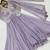 Lavender Star Georgette With Rich Sequins Coding  Beads Embroidered work kurti with dupatta