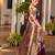 maroon khadi raw silk blend hand painted sarees