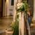 mehendi khadi raw silk blend hand painted sarees