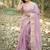 levender soft kalyani silk blend zari weaving checks sarees