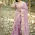 levender soft kalyani silk blend zari weaving checks sarees
