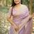 levender soft kalyani silk blend zari weaving checks sarees